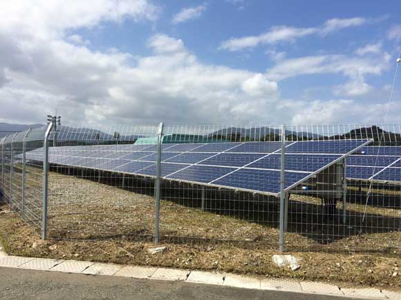福岡県嘉穂郡A 720.0kw 売電開始しました。