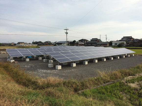 福岡県築上郡G 72.0kw 売電開始しました。