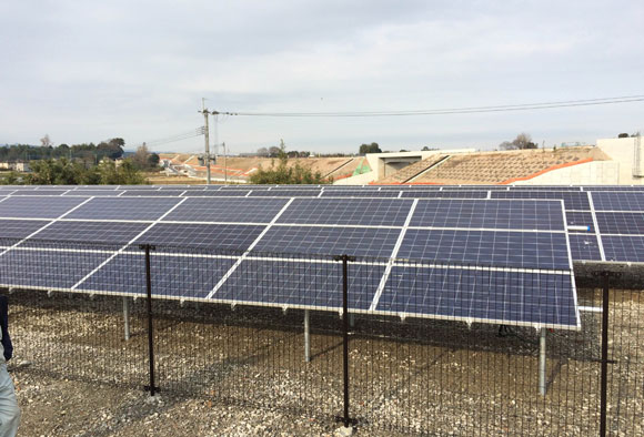 大分県中津市A 144.0kw 売電開始しました。