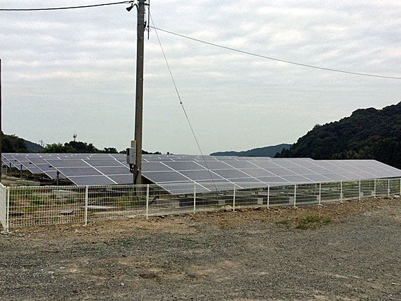 福岡県豊前市C 72.0kw 売電開始しました。