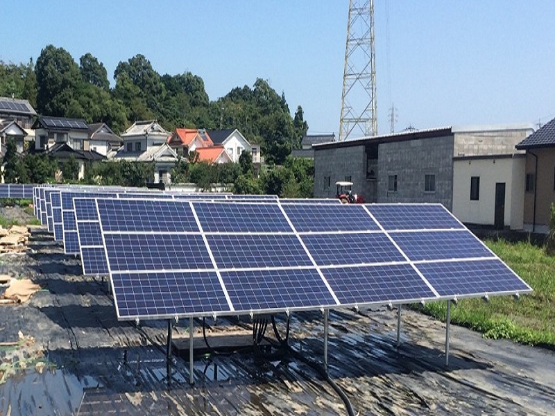 大分県国東市A 72.0kw 売電開始しました。