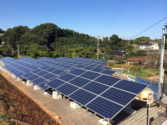 福岡県豊前市D 60.0kw 売電開始しました。